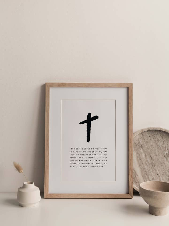 John 3:16 Print for wholesale by Ignite: Be the Light