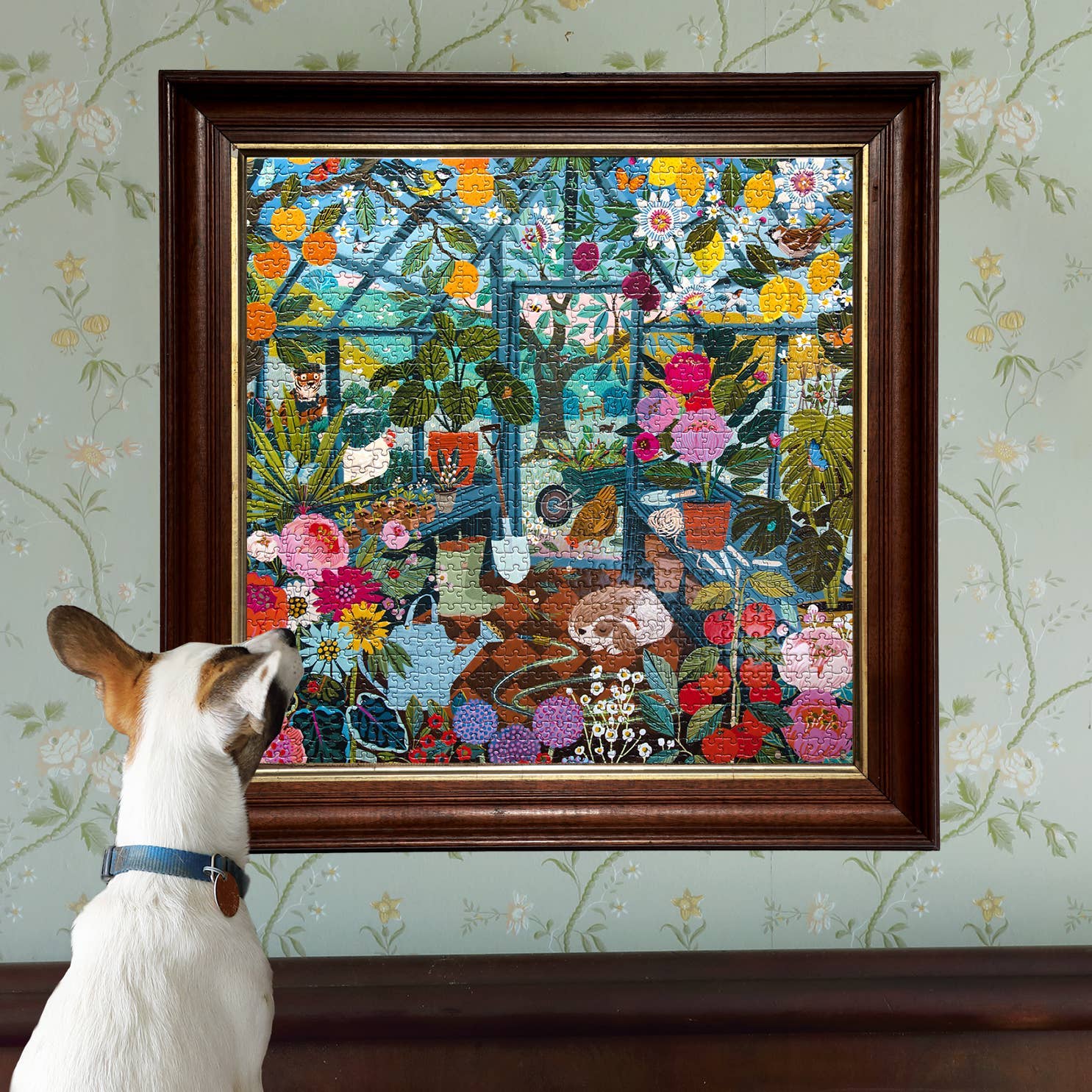 eeBoo - Wholesale Puzzle - Adult - English Greenhouse 1000 Piece Puzzle4