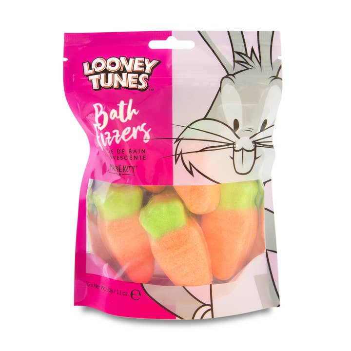 Mad Beauty Warner Looney Tunes Carrot bath fizzers for wholesale by Mad Beauty USA LLC