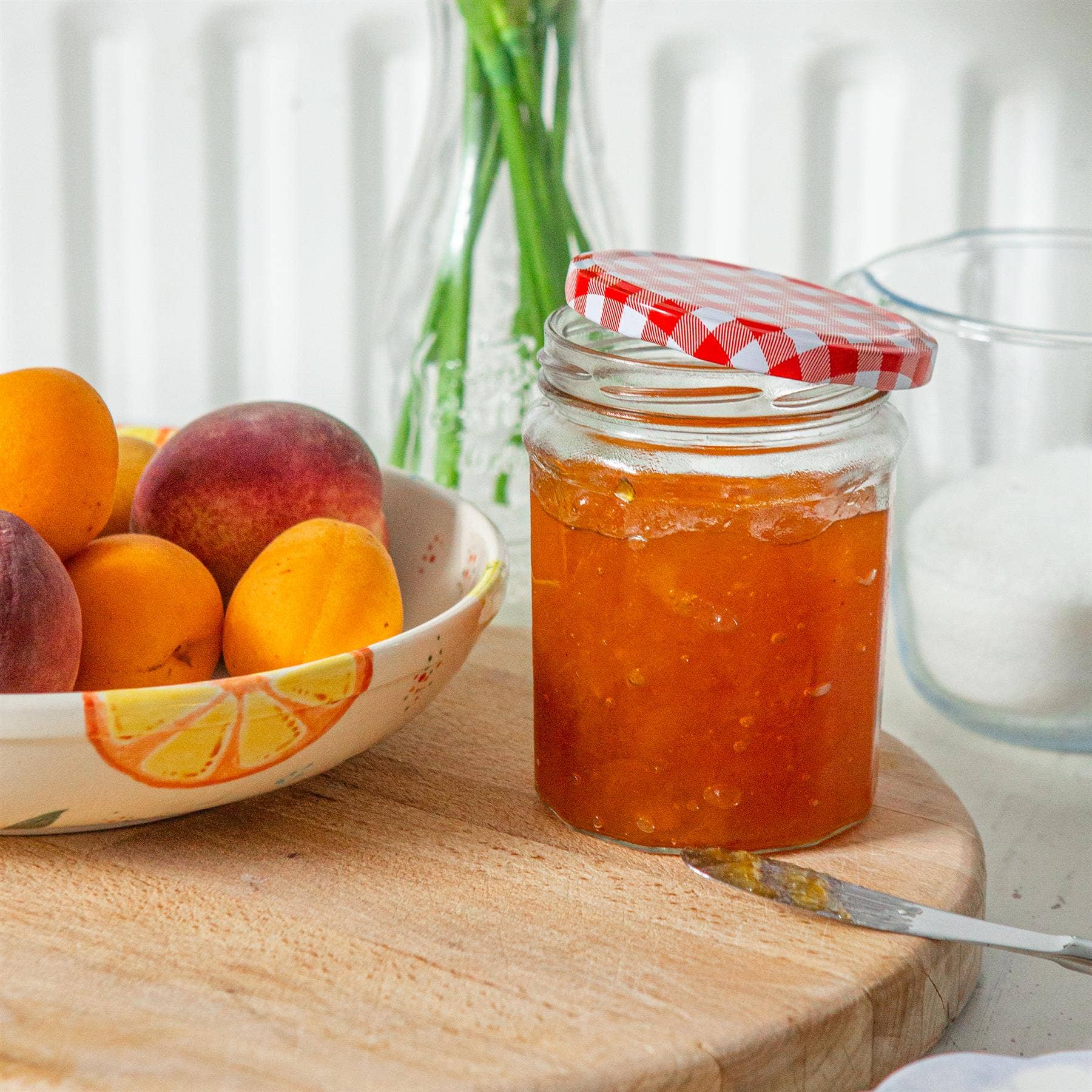 Rinkit Ltd - Vente Pots - Bocal à confiture en verre de 450 ml avec couvercle - Par Argon Tableware18