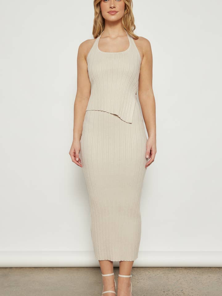 Set met top en rok met halterhalslijn voor wholesale door Style State Wholesale