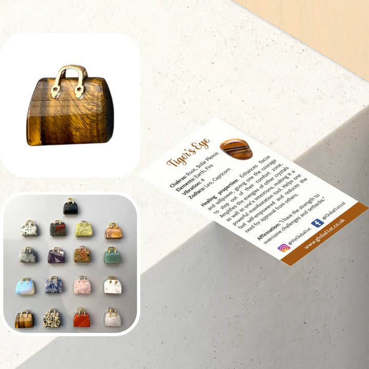 VIE - Wholesale Decorative Figurine - Mini Crystal Handbags, 2-2.5cm31