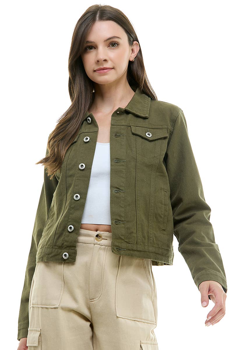 BLUE AGE - Wholesale Denim Jacket - Women's - LADY CASUAL COTTON DENIM JEAN JACKET (OPEN PACK)14