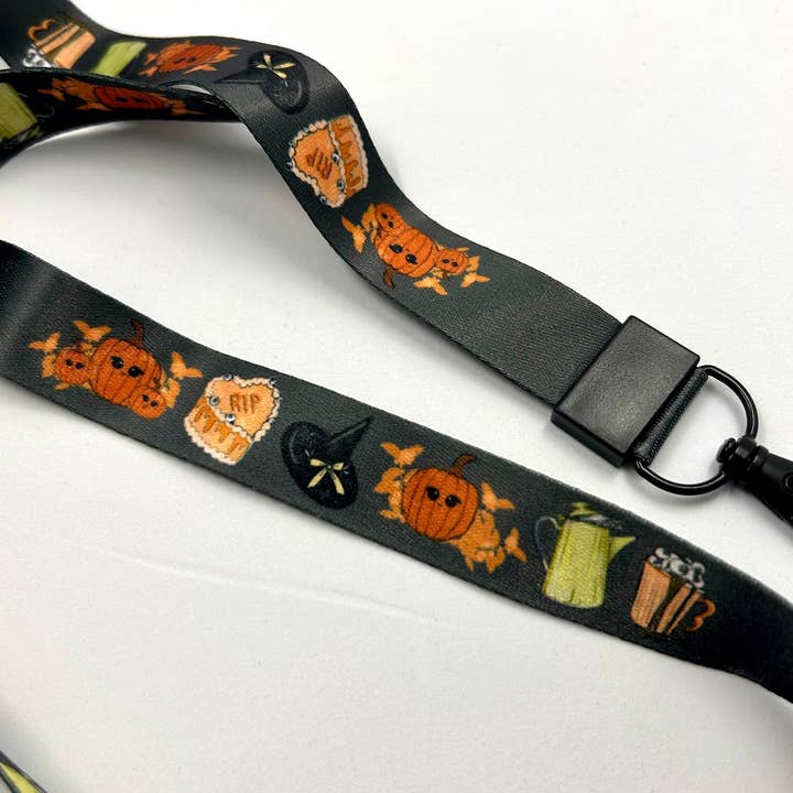Killerviews – wholesale Lanyard – Women’s – Pumpkin latte Lanyard key chain badge holder1