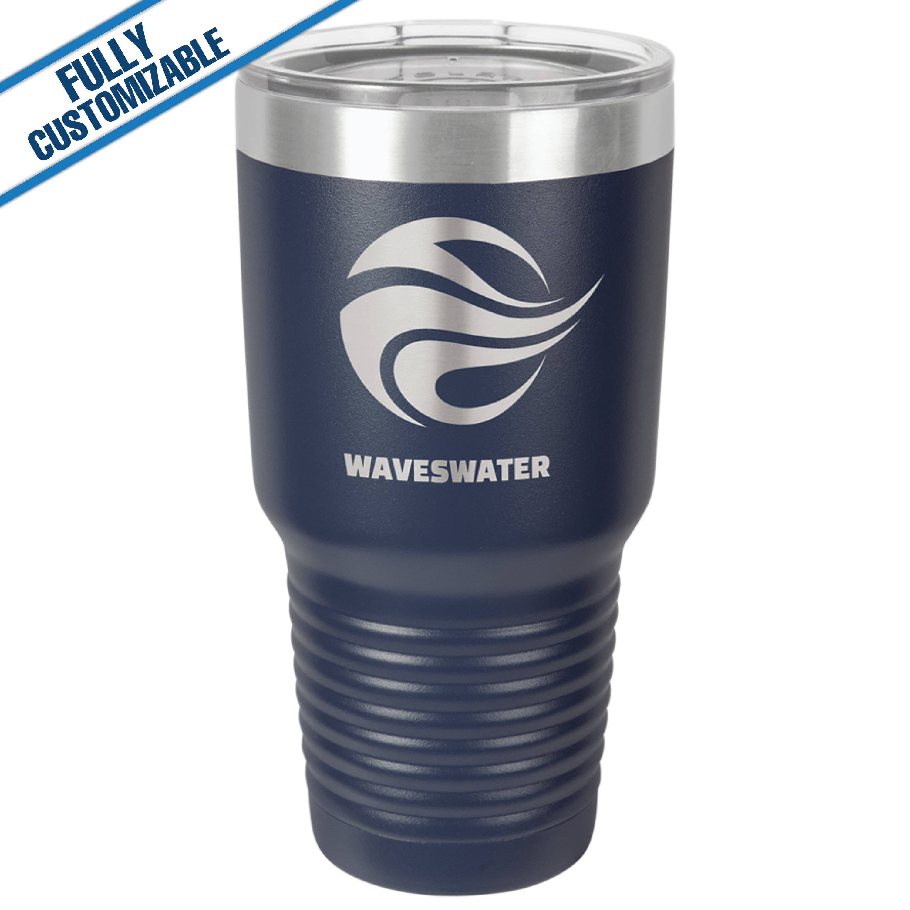 GiftWorksPlus - Wholesale Insulated Mug/Tumbler - 30oz. Engraved Tumbler with Flip Lid - Fully Customizable10