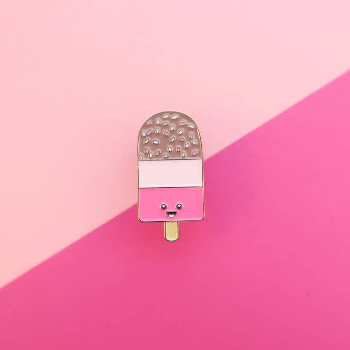 Fab Ice Lolly Soft Enamel Pin for wholesale by Bird House Press