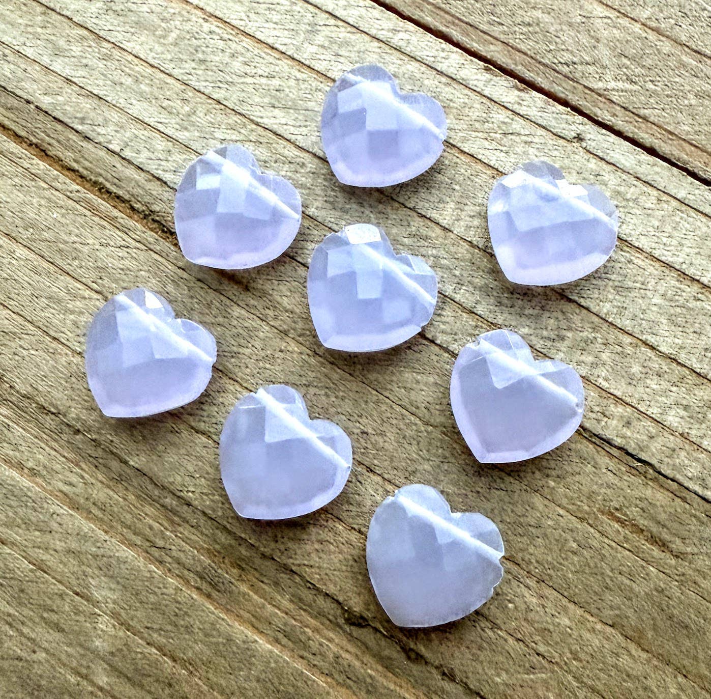 Merelani Designs – Colar pingente/pendente por atacado – Colar de Corda com Coração de Lavanda2