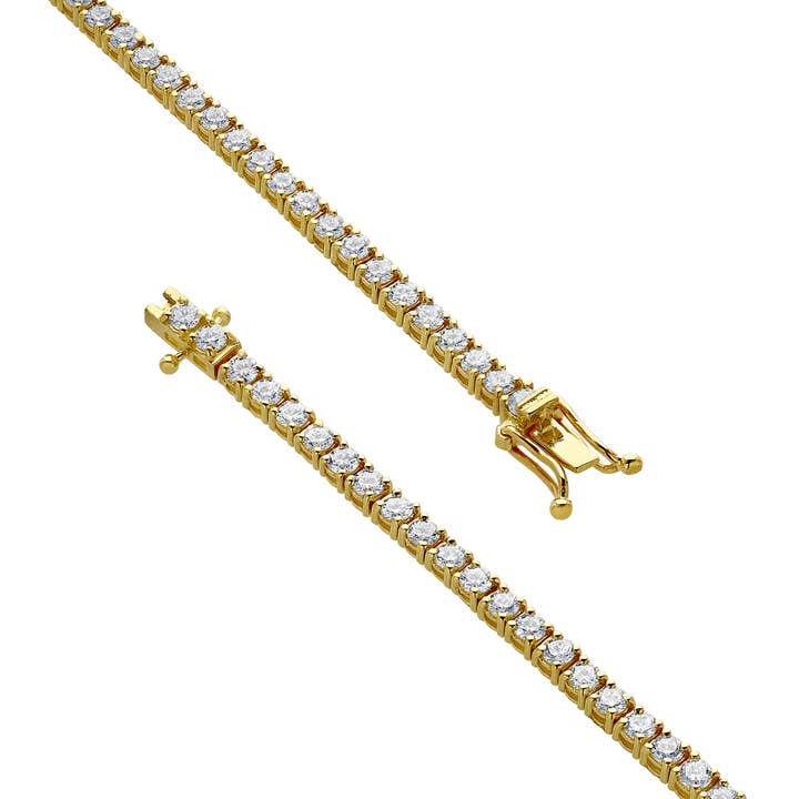 LuvMyJewelry (LMJ) - Wholesale Tennis Bracelet - LMJ LoveGrown 10K Yellow Gold Lab Grown Diamond Tennis Bracelets - 3.54 Cts1