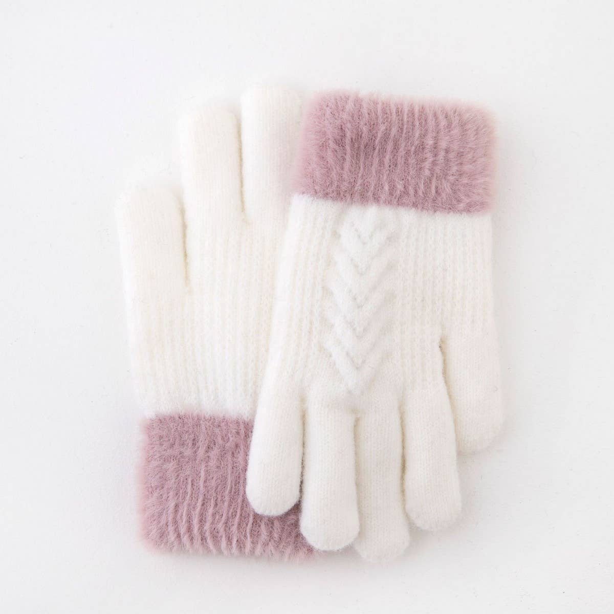 NINEXIS - Wholesale Gloves - Kids - CWAG00570_KIDS WINTER PLUSH DOUBLE LAYER WARM GLOVES3