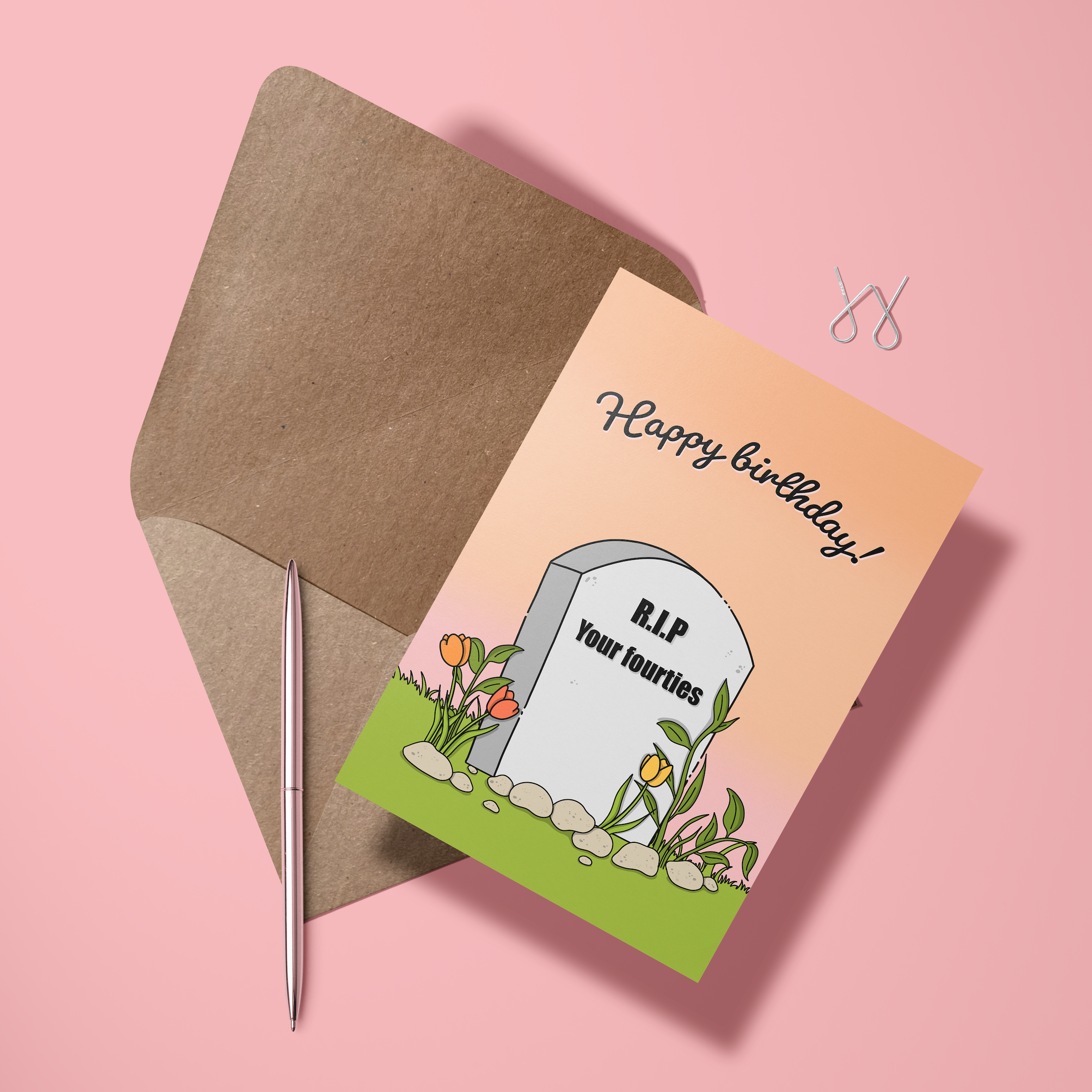 Deadpixel – wholesale Födelsedagskort – Gratulationskort födelsedag - Vila i frid 40-talet2