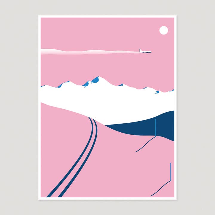 Pistes de ski d'hiver Fine Art pour la vente par Keeler & Sidaway