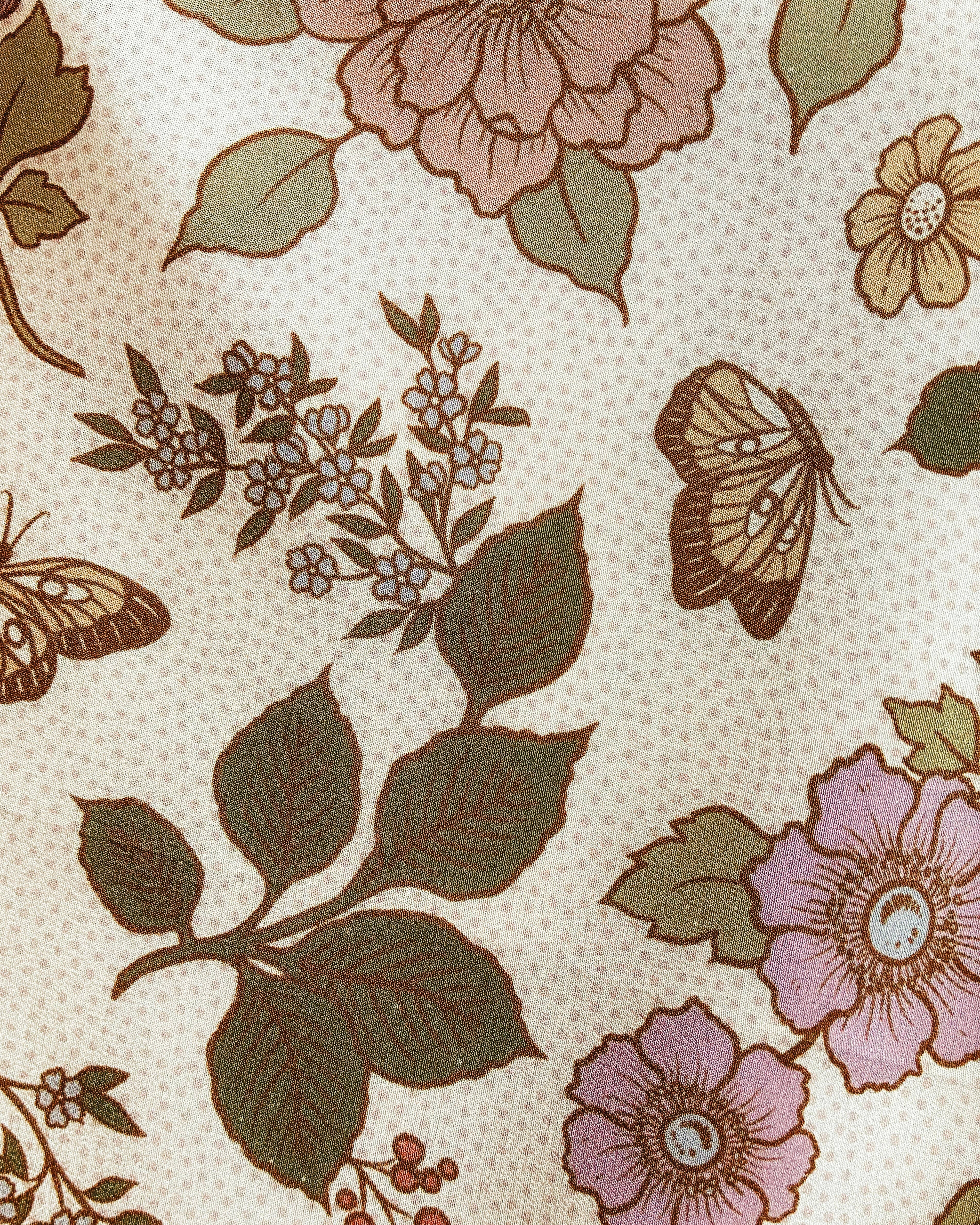 Flora West Design - Wholesale Bandana - Women's - 100% Silk Bandana Western Floral & Butterfly  – 23” Square7