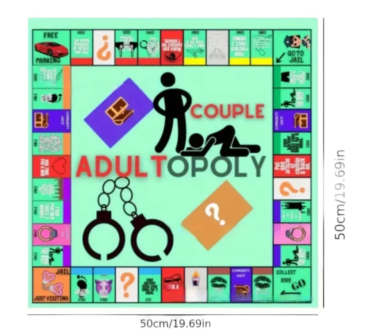 Kinky Pleasure - Wholesale Board Game - Kinky Pleasure - T110 - Adultopoly 18+ - Couple Games2