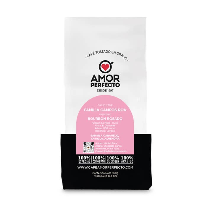 Amor Perfecto - Venta al por mayor Café en grano - Café Familia Campos R - Huila (tostado en origen) COLOMBIANO
