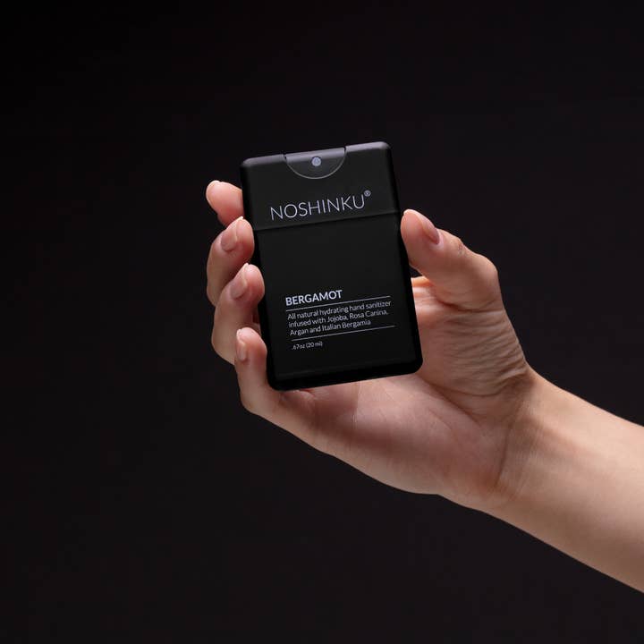 Noshinku - Wholesale Hand Sanitizer - REFILLABLE Bergamot Nourishing Pocket Hand Sanitizer