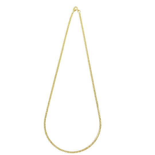GoldFi - Wholesale Link & Chain Necklace - 18k Gold Filled 2.0mm thickness Cuban Chain2