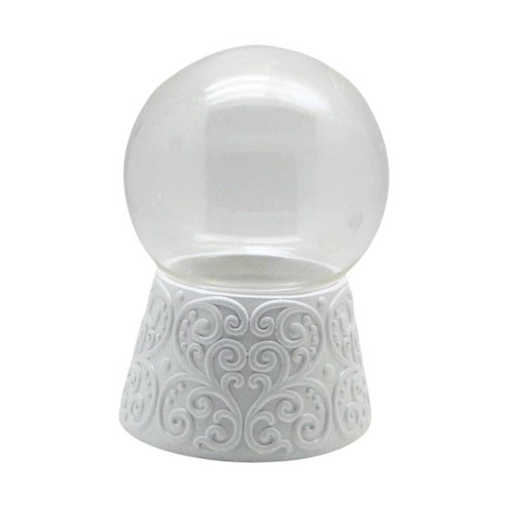 100mm Globo de Neve Faça Você Mesmo com Base Ornamentos por atacado de Schneekugelhaus
