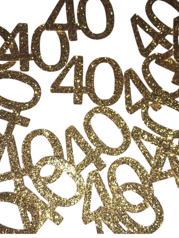 Personalized Age Confetti for wholesale by ASAP Craft Supplies