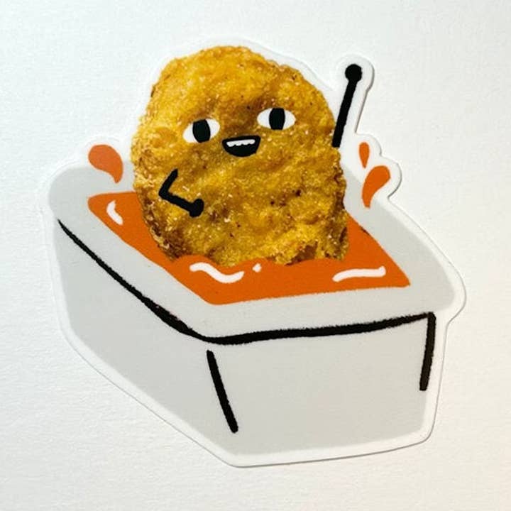 Chicken Nugget - Sticker for wholesale by Zander Mack