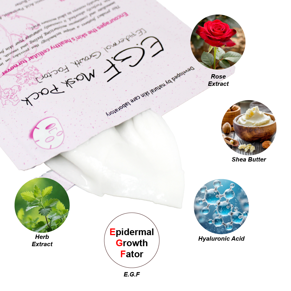 Naisture - Wholesale Skincare Face Mask - EGF Premium Sheet Mask (5pc Box)2