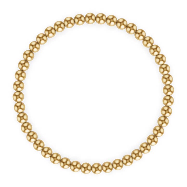 4MM Gold Ball Bracelet for wholesale by kylar mack