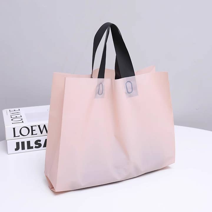 ByHome - Wholesale Gift Bag Set/Pack - 50pcs, 3 Dual-colors Premium Frosted square PVC Gift Bags
