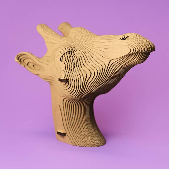 Giraff 3D Pussel Kartongmodell Present Barn Vuxna för wholesale av CARTONIC 3D PUZZLES