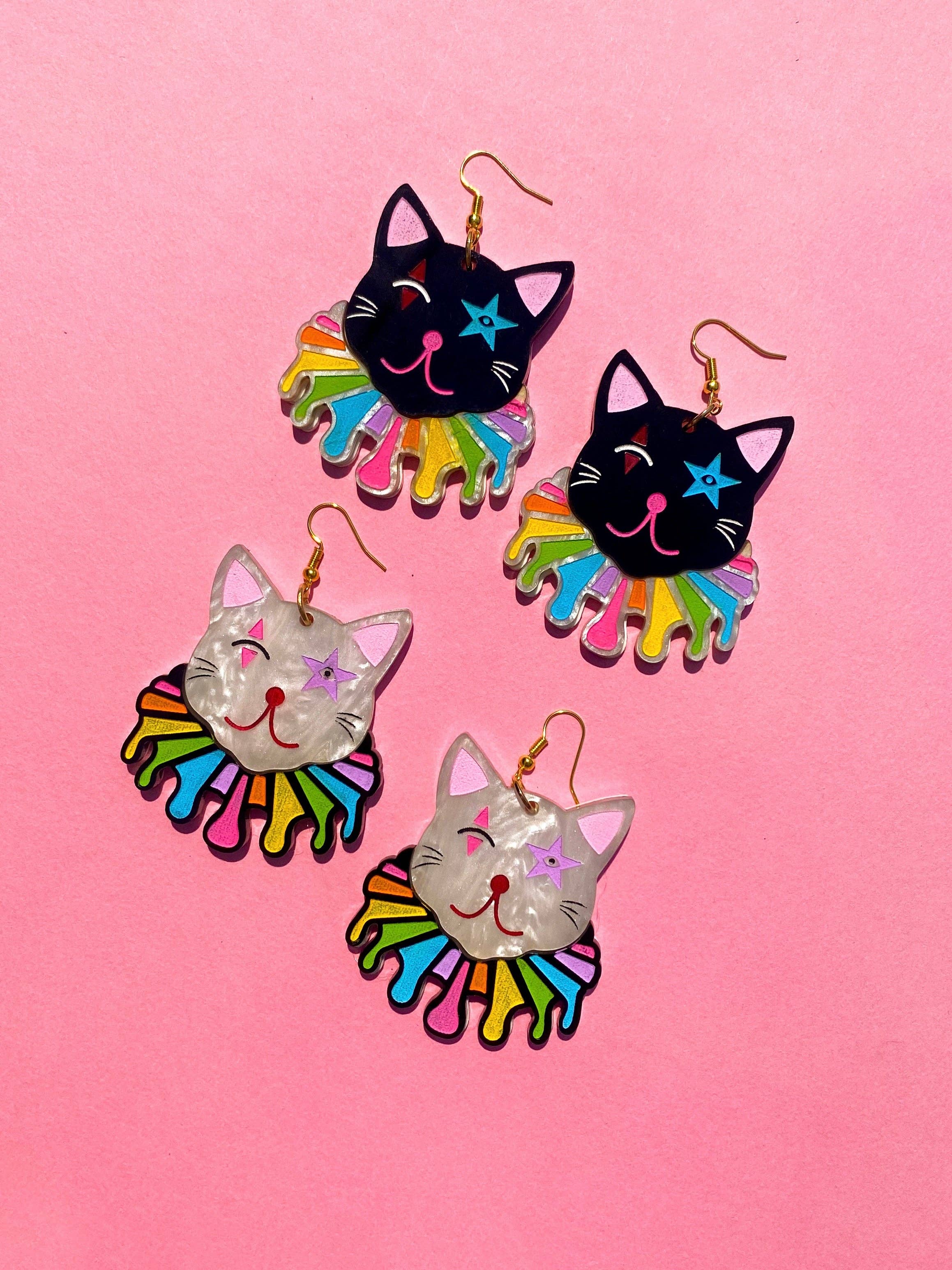 No Guts No Glory Jewelry + Co - Wholesale Dangle Earrings - Clown Kitties