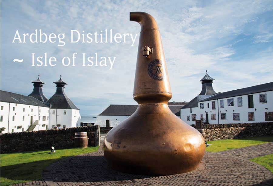 Island Blue Publishing - Wholesale Magnet - Photographic Magnet Ardbeg Distillery Isle of Islay0
