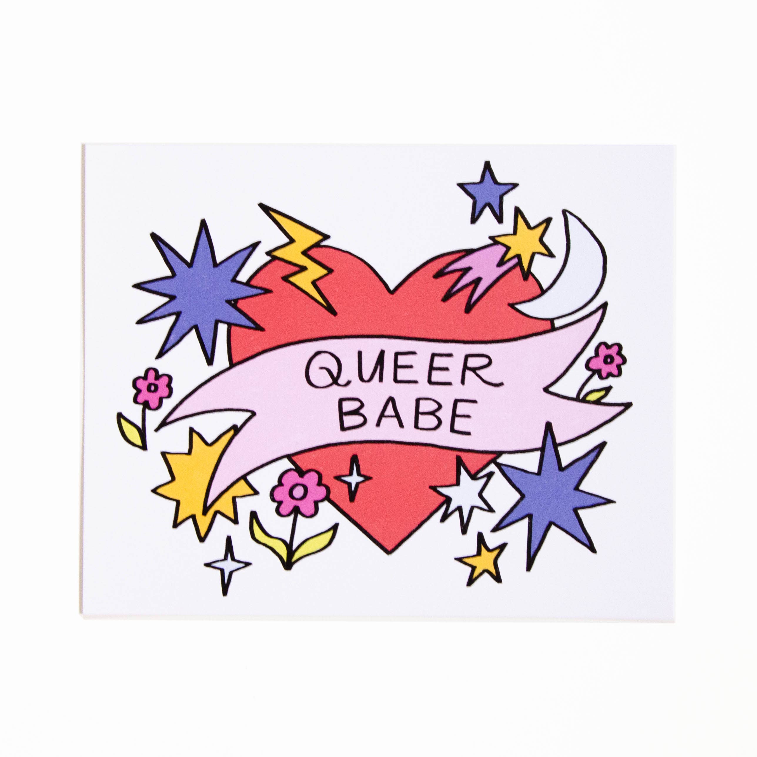 Lettering By KT - Wholesale Art Print - Queer Babe 8x10 Print1