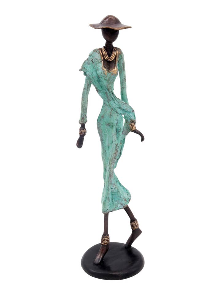 Bronze 35 cm turquoise No. 5 for wholesale by Lafi Bala