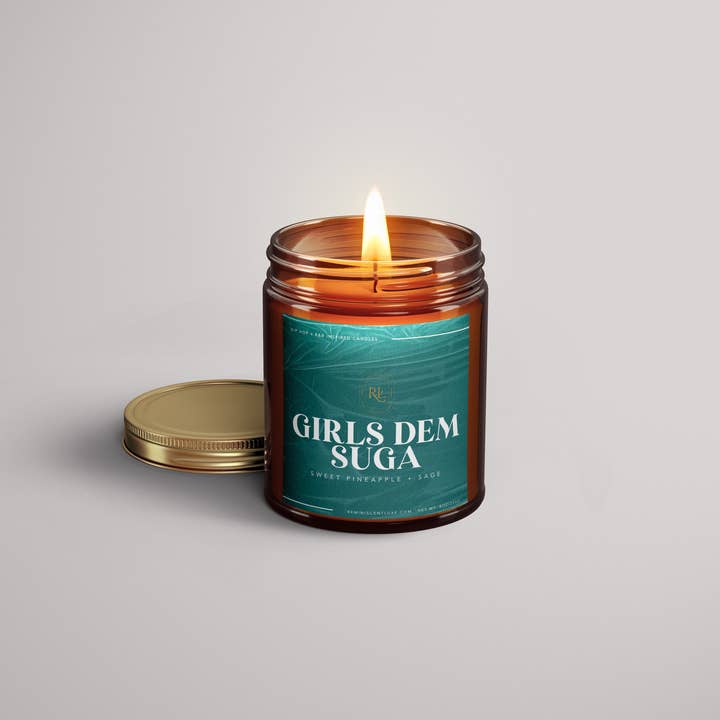 Girls Dem Suga Candle for wholesale by Reminiscent Luxe Candles