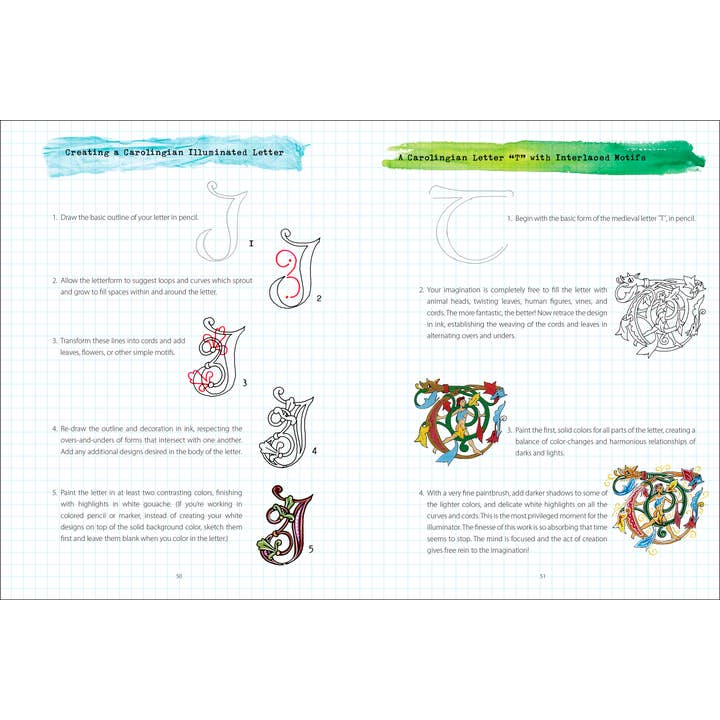 Peter Pauper Press - Wholesale Sketchbook/Sketchpad - Illuminated Letters Sketchbook5