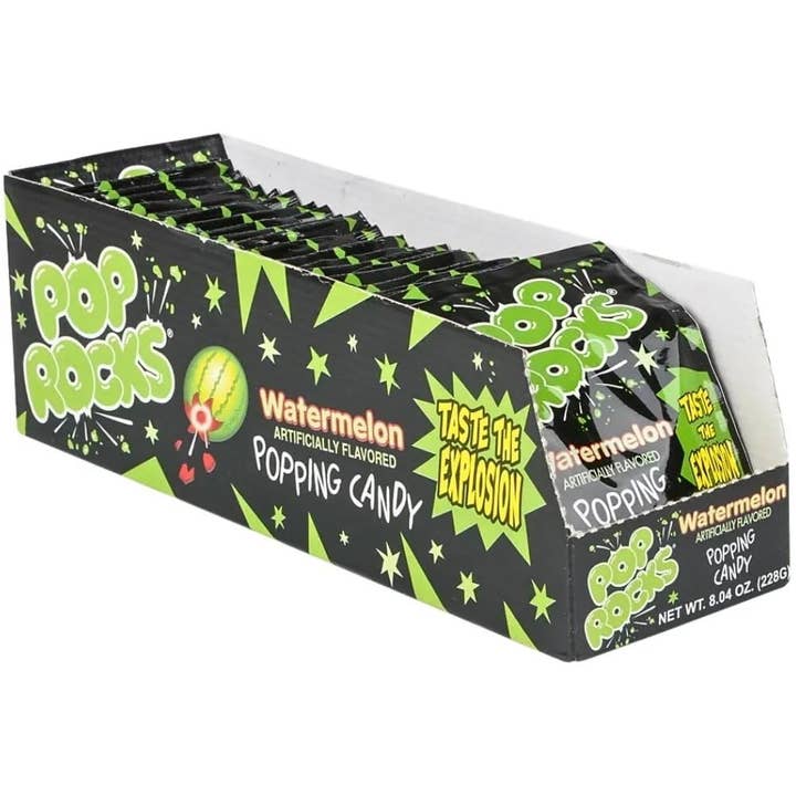Long Island Candy Factory - Wholesale Hard Candy - Pop Rocks Watermelon 24ct