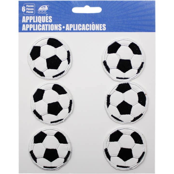 Patch - Soccer Ball - Set Of Six for wholesale by Square Deal Recordings & Supplies