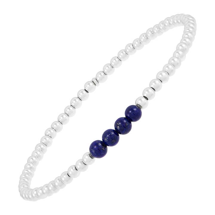 bleu Bracelet Silpada « Loyalty » en lapis-lazuli naturel en vente sur Faire