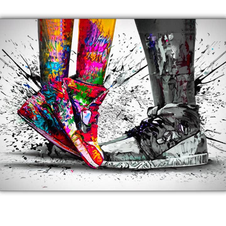 Canvas Wall Art- The encounter- Wall Decor for wholesale by GTA ART