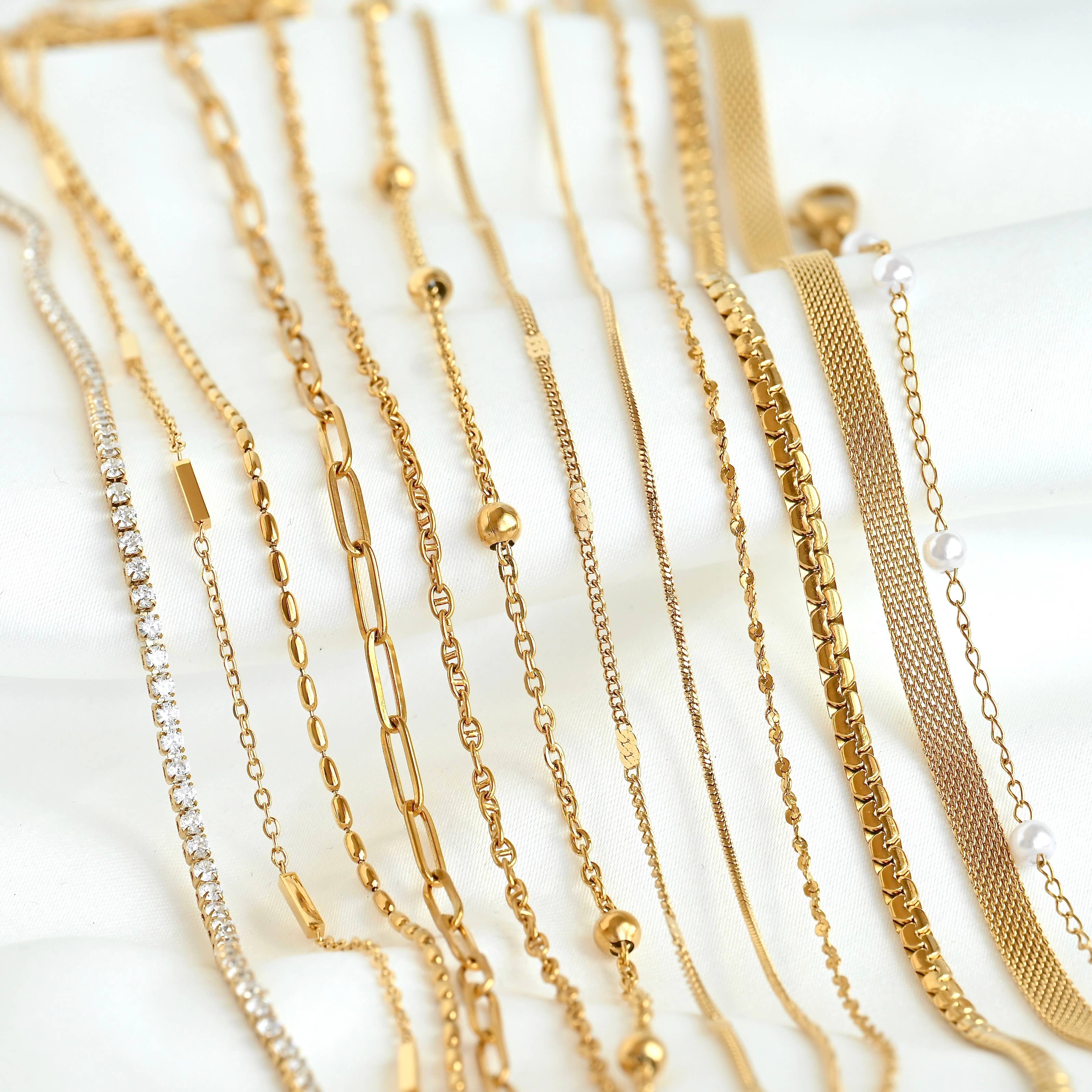 Blueyejewelry - Wholesale Link & Chain Necklace - Specialty Chain Necklaces - Waterproof Gold Chains6