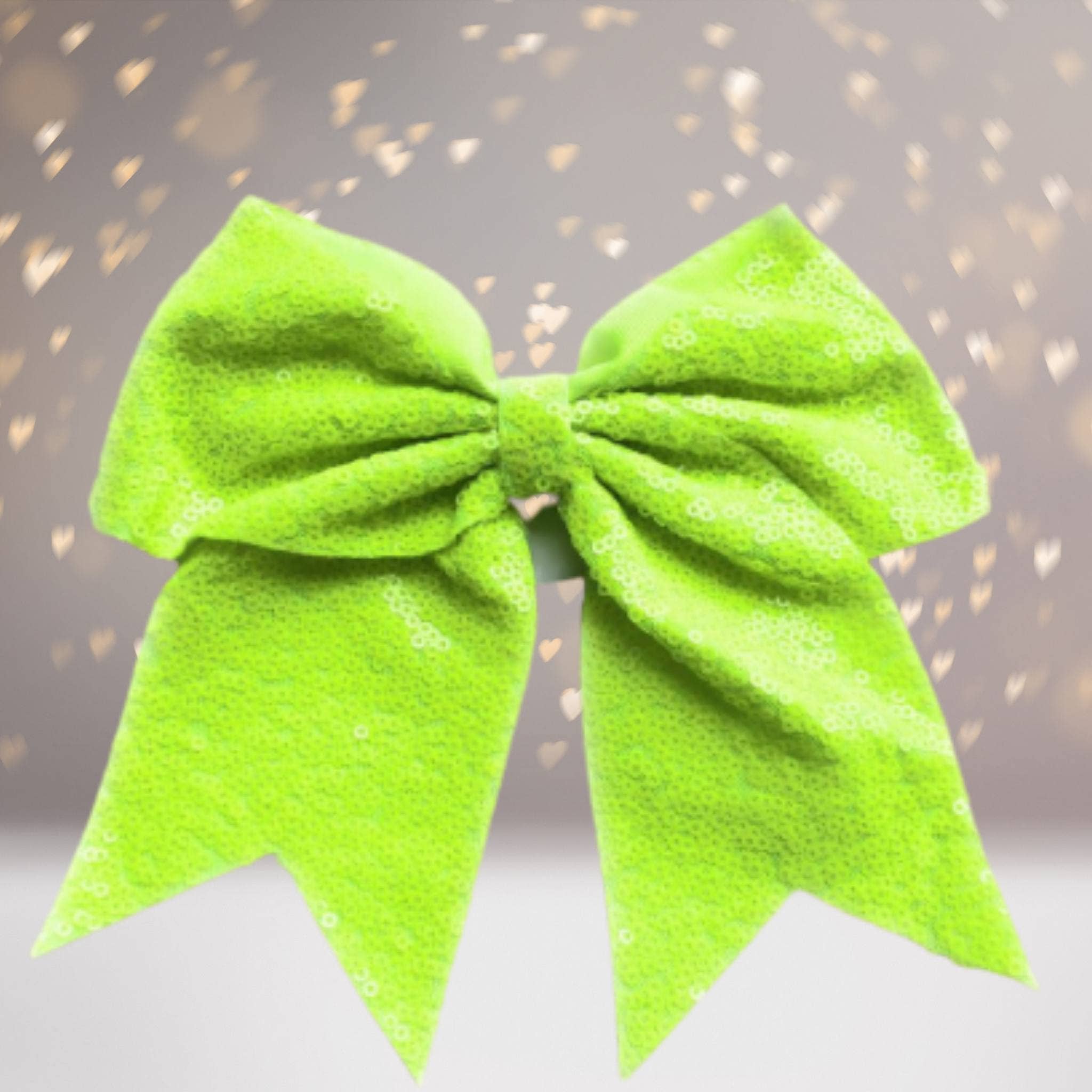 Chicky Chicky Bling Bling - Vente Nœud pour cheveux – enfant - Archets de pom-pom girl à paillettes de 7 pouces, poney de pom-pom girl7