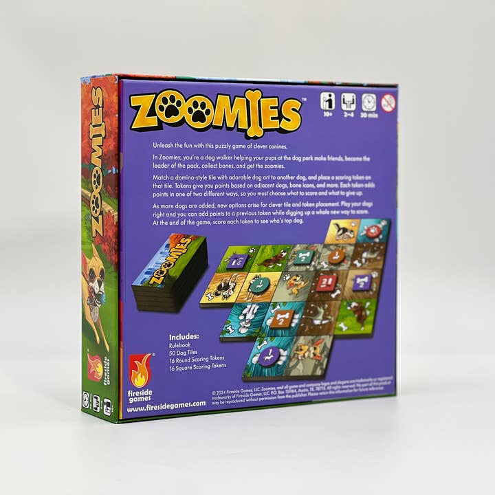 Fireside Games – Jogo de tabuleiro por atacado – Zoomies - Jogo de Tabuleiro Estratégico com Tema de Cachorros1