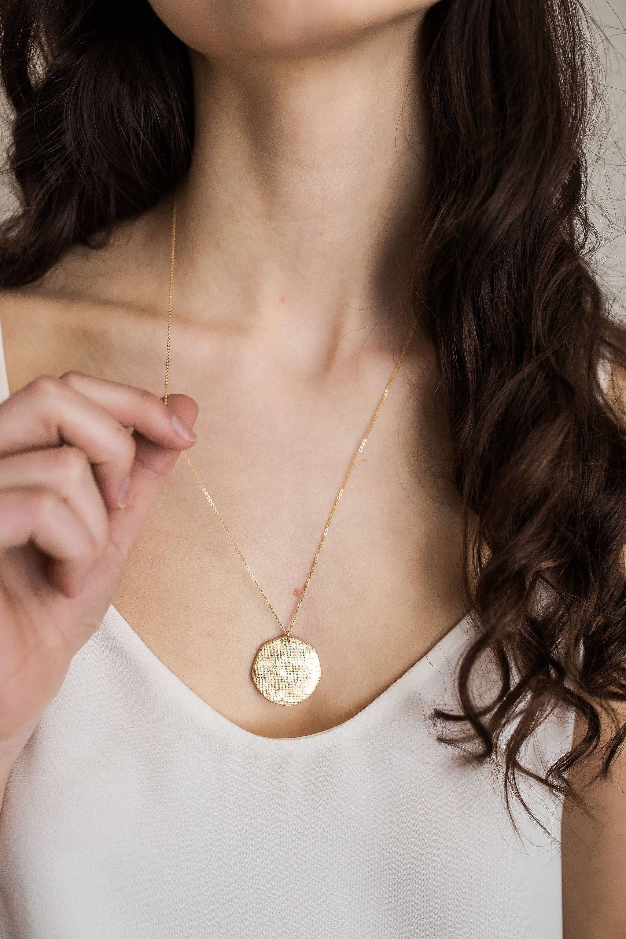 Jenna Vanden Brink Ceramics - Wholesale Pendant/Charm Necklace - Sun and Moon Necklace (large)6