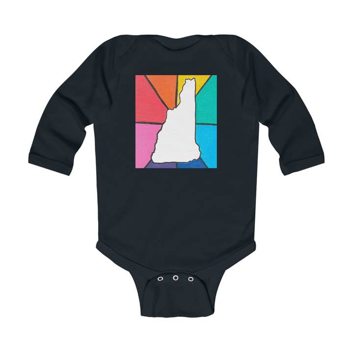 New Hampshire Stolz Langärmeliger Gemütlicher Strampler für den Großhandel von Oceane's Echo