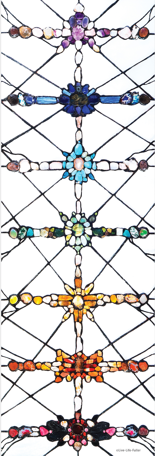 Live Life Fuller - Wholesale Yoga Mat - Kunzite Chakra Yoga Mat3