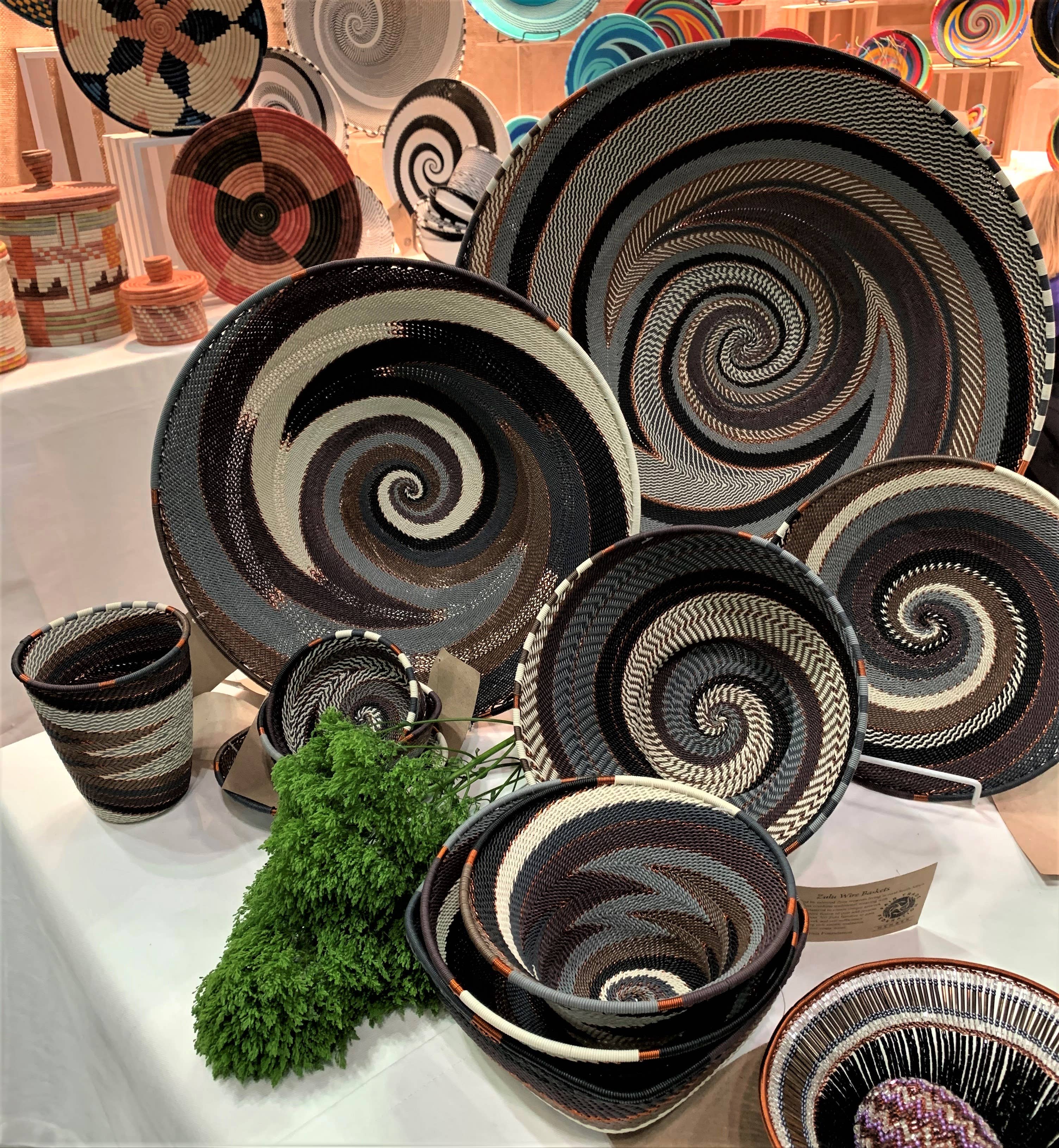 Bridge for Africa - Vente Assiettes/plats/bols de décoration - TW Collection - Brume grise5