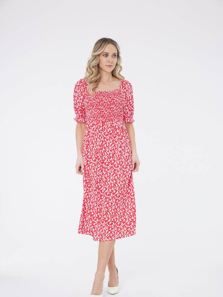 Eliza Ditsy Floral Dress for wholesale by Chapter London