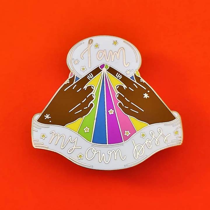 Soy mi propio jefe (manos marrones) para venta al por mayor de The Paper Lobster