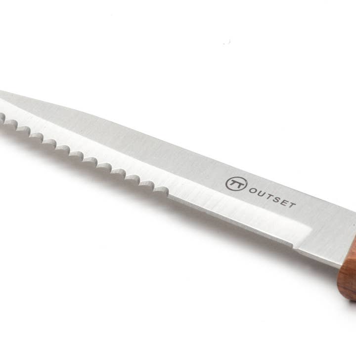 Fox Run Brands - Wholesale Knife set - Outset Rosewood Steak Knife, Set of 6, 8.75" Length4