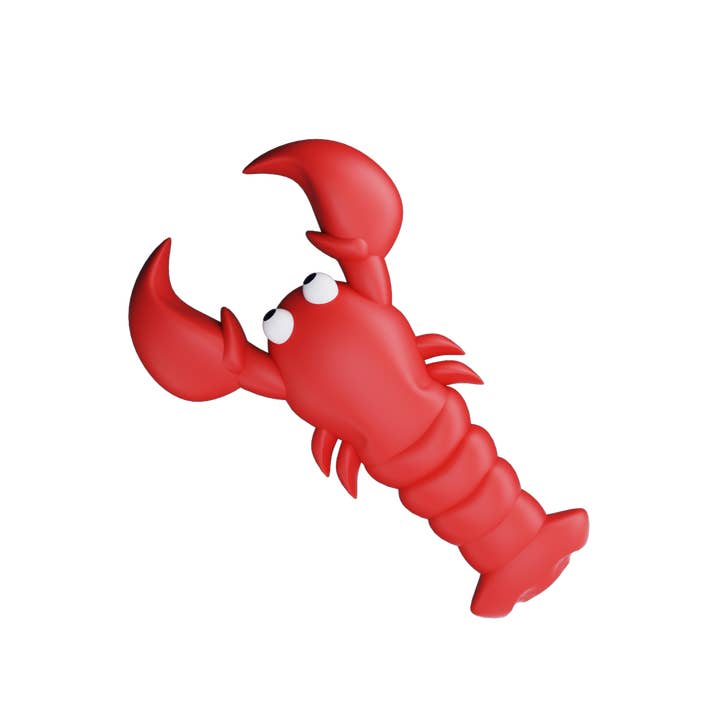 L10 Brands - Wholesale Portable Charger - Summer fun! Moji 4500 mAh Fast Charger - Lobster