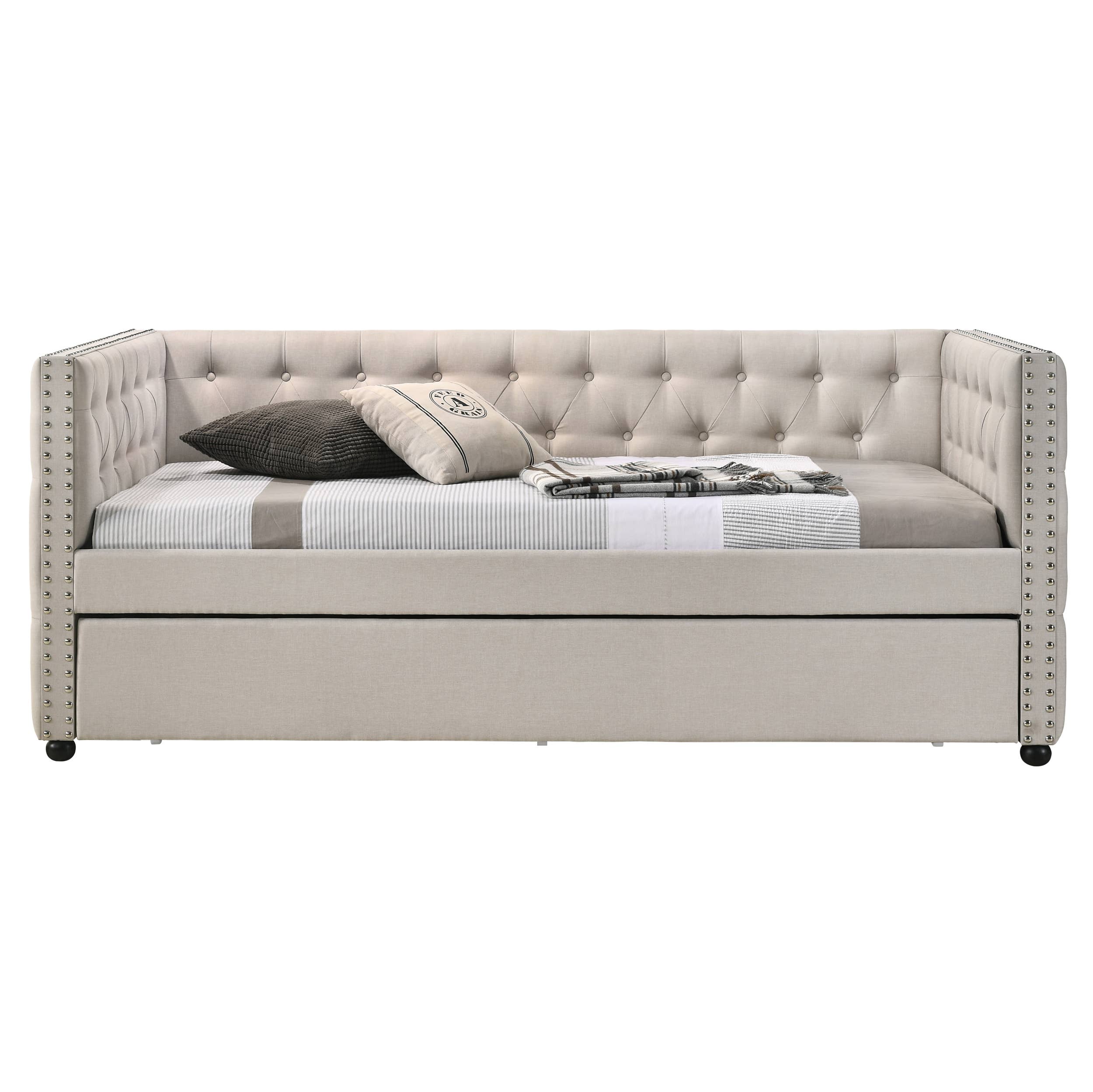 Acme Furniture Industry, Inc. - Wholesale Bed - Romona Upholstered Daybed with Trundle (Full)2