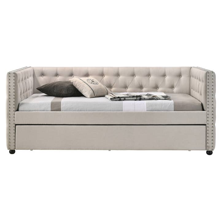 Acme Furniture Industry, Inc. - Wholesale Bed - Romona Upholstered Daybed with Trundle (Full)2